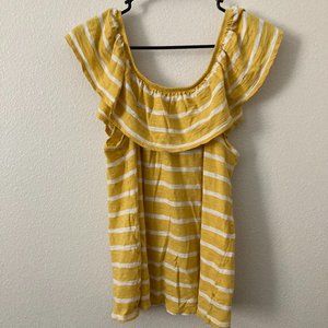 3/$20 Old Navy Off the Shoulder Striped Top